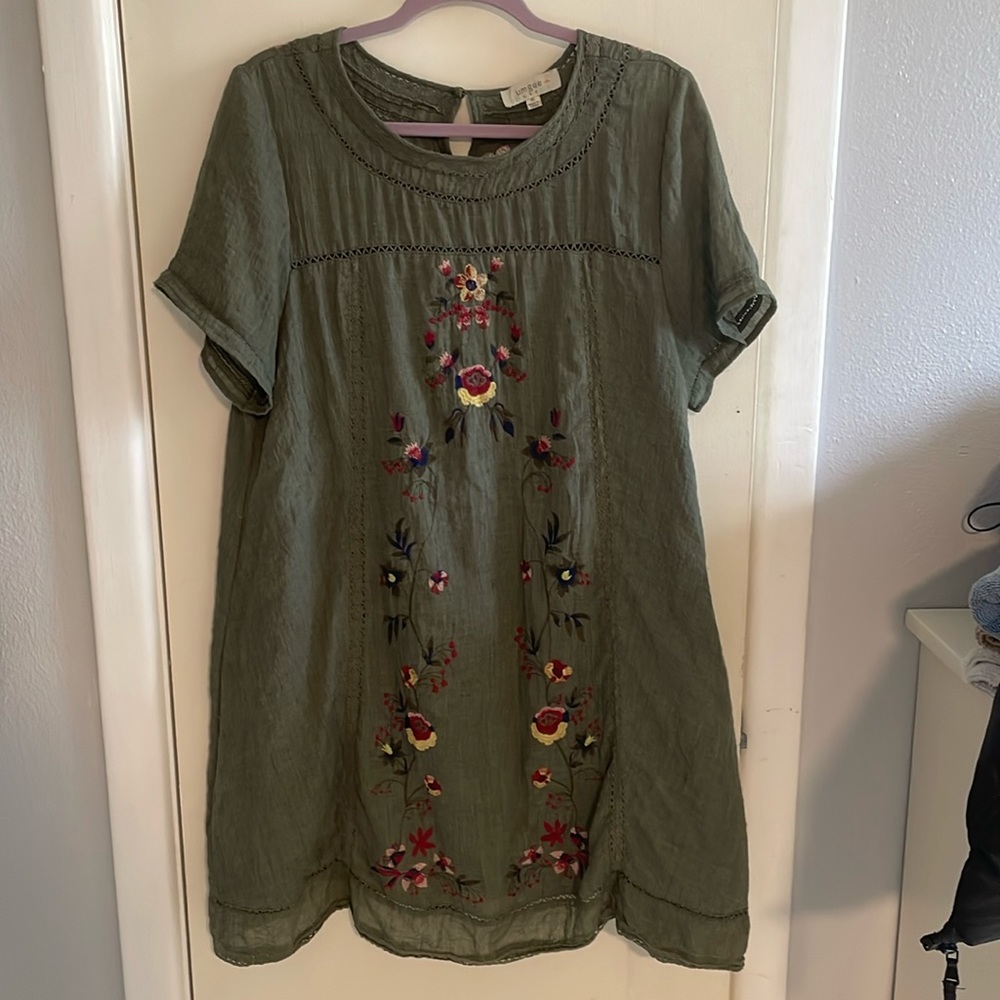 Umgee Embroidered Dress